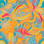 abstract hand-drawn pattern seamless doodle texture