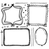 Doodle Frames and design elements N6