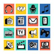 Media Icons Set N9