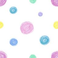 hand-drawn seamless pattern
