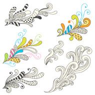 Hand Drawn Swirls N4