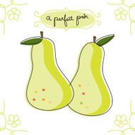 Sketchy Pair of Pears