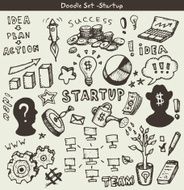 startup doodles