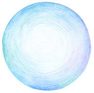 Abstract circle pencil scribbles background texture