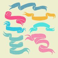 Colourful banners