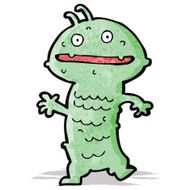 funny cartoon alien