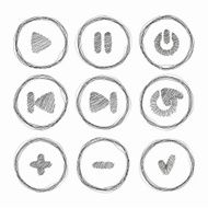 Set of vector grunge brushes