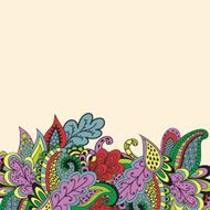 Abstract floral vector background Template