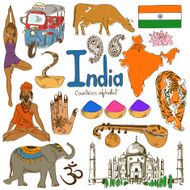 Collection of Indian icons