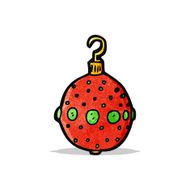 Cartoon Christmas Bauble N2