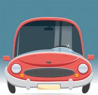 front view car