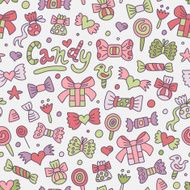 Colored seamless candy pattern N2