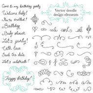 Doodle vintage set