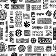 Ethnic handmade ornament seamless pattern for your design
