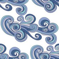 Abstract seamless hand-drawn pattern N2