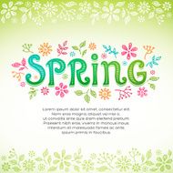 Spring background N4