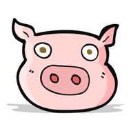 Cartoon Pig Face N7