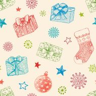 Christmas seamless pattern N21