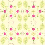Sketchy Floral Seamless Pattern