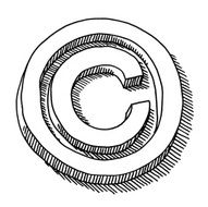 Copyright Symbol Drawing