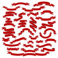 Hand drawn Vintage ribbon banners N2