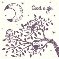 Owl On A Branch N2
