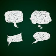 Simple doodle of a speech bubble N3