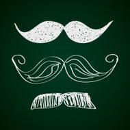 Simple doodle of a moustache N3
