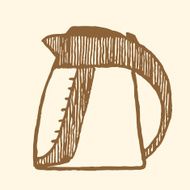 Electric kettle Vintage style