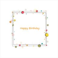 Happy birthday frame N4
