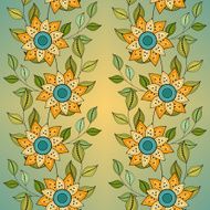 Vector seamless floral pattern N3