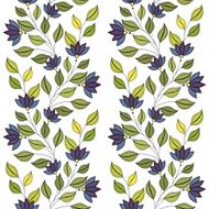 Vector seamless floral pattern N5