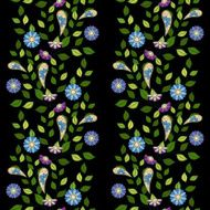 Vector seamless floral pattern N6