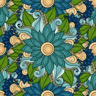 Vector seamless floral pattern N8