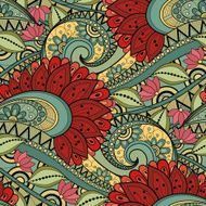 Vector seamless floral pattern N15