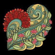 Vector Colored Floral Background N2