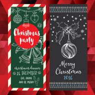 Christmas party invitation Holiday card N8