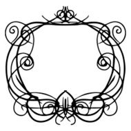 Vintage decorative curls and swirls collection N13