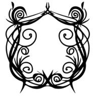 Vintage decorative curls and swirls collection N14