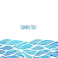Wave background vector illustration N2