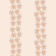 Henna MehendyTattoo Seamless Pattern on a brown background N2