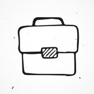 Hand drawn briefcase