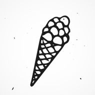 Hand drawn ice-cream