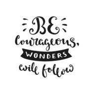 Vector hand drawn lettering poster N3