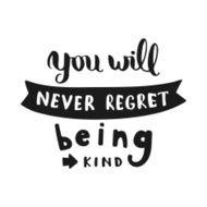 Vector hand drawn lettering poster N16
