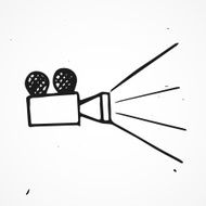 Hand drawn projector