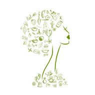 Female head spa concept for your design N3