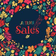 Autumn nature sale background
