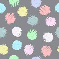 Doodle seamless pattern background Hand drawn simple graphic isolated elements