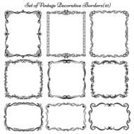 Set of vintage design elements N2